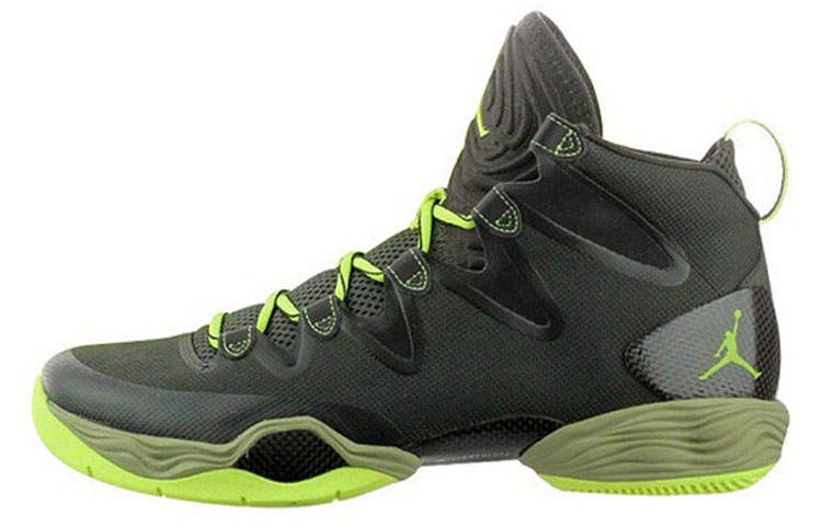 Jordan Jordan Air Jordan 28 Basketball Shoes Men's High Top Black/Green