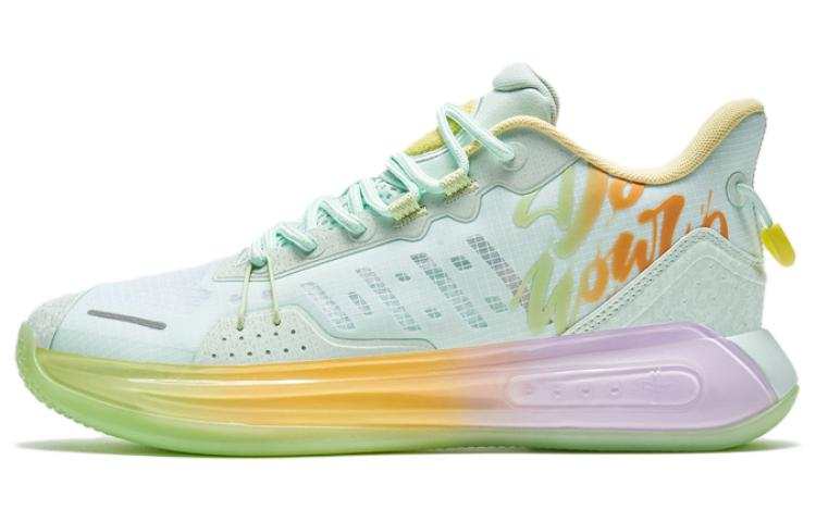 XTEP Spirit Strike 2 Textile, Synthetic Leather Cushioning Slip Resistant Abrasion Resistant Low top Basketball Shoes