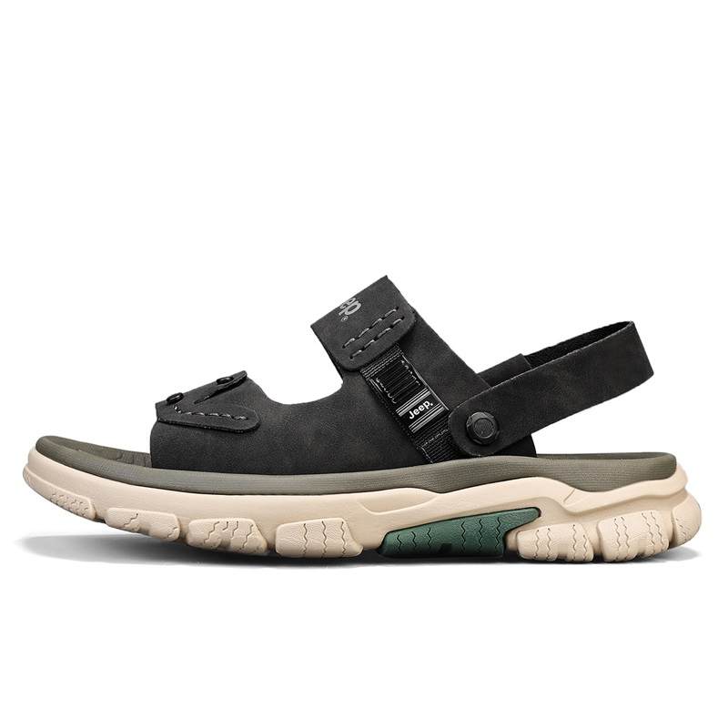 Jeep Jeep Beach Sandals Men's Khaki/Light Gray