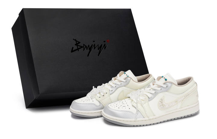 Jordan Jordan Air Jordan 1 811 Manufacturing, Sparkling Starlight, Special Shoe Box Abrasion Resistant Abrasion Resistant