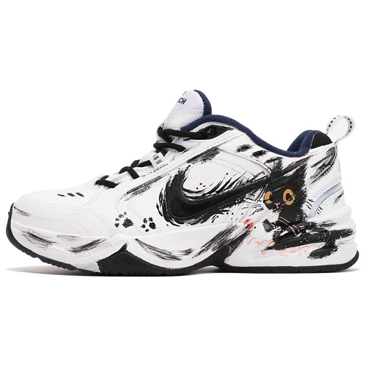 Nike Nike Air Monarch 4 Low top Chunky Sneakers Unisex Black White