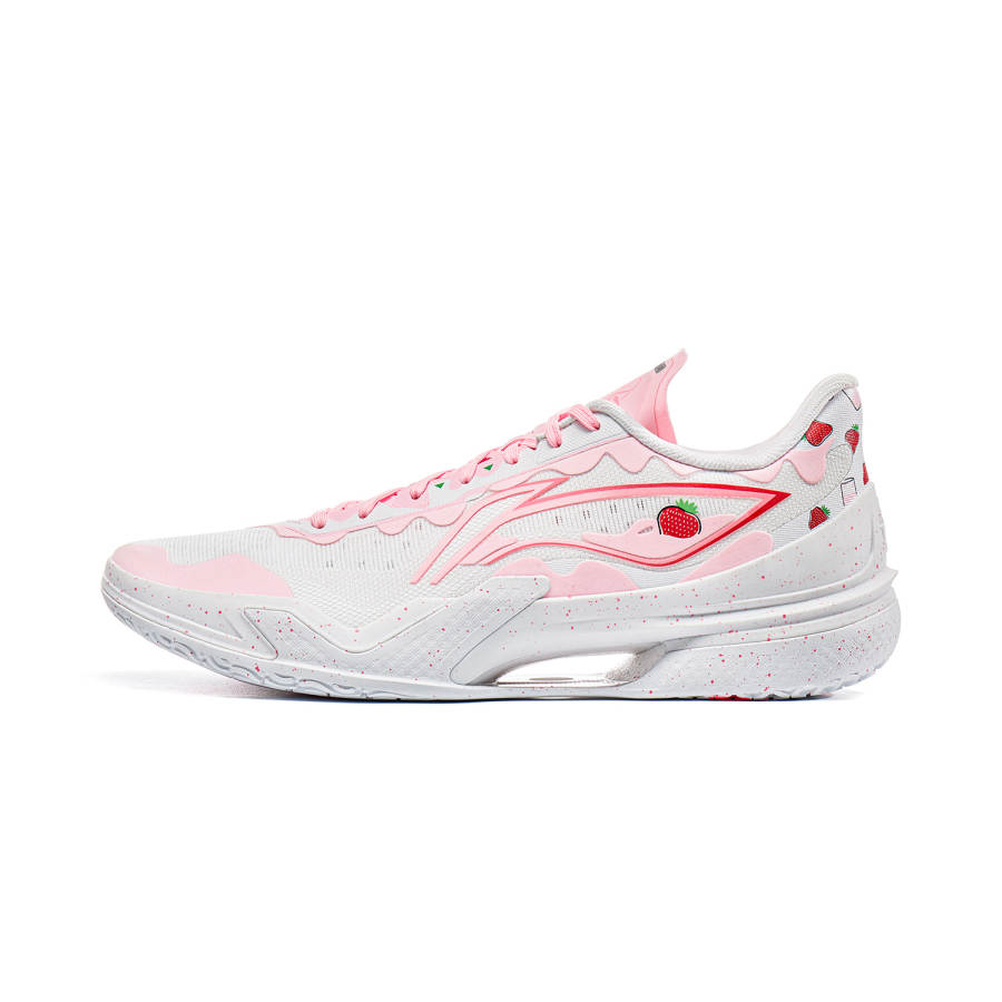 Li-Ning Li Ning Liren 5 Low top Performance Basketball Shoes Men's White Pink