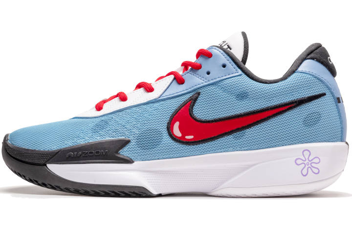 Nike Nike Air Zoom G.T. Cut Academy Cushioning Abrasion Resistant Breathable Low top Basketball Shoes Men's Blue Green