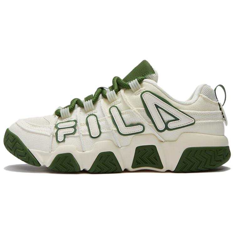 FILA FUSION BUSTER Puffy Shoes Textile, Synthetic Leather Cushioning, Wear Resistant Low top Vintage Basketball Shoes