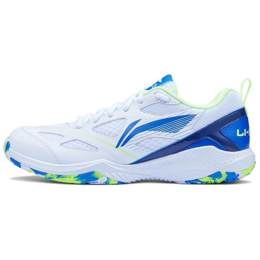 Li-Ning Li Ning Gale Lite Low top Badminton Shoes Unisex White Blue