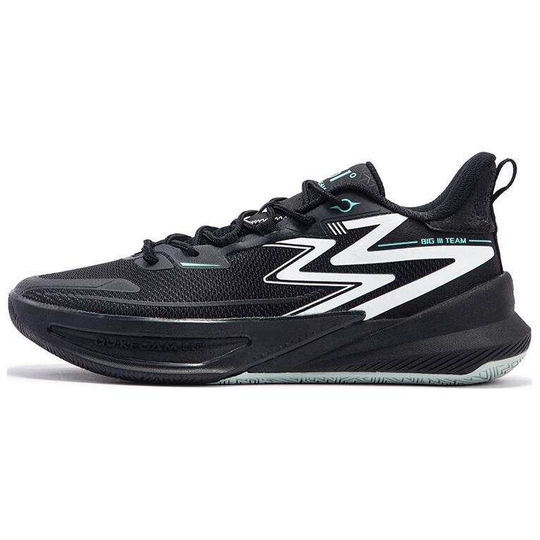 361° Big3 Team Big3 Team 2 Abrasion Resistant Low top Basketball Shoes Men's Black White Green