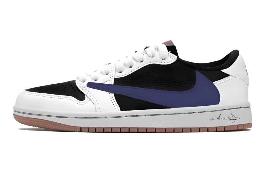 Jordan Travis Scott x Jordan Air Jordan 1 Travis Scott X AJ1 Collaboration Cushioning Abrasion Resistant Breathable