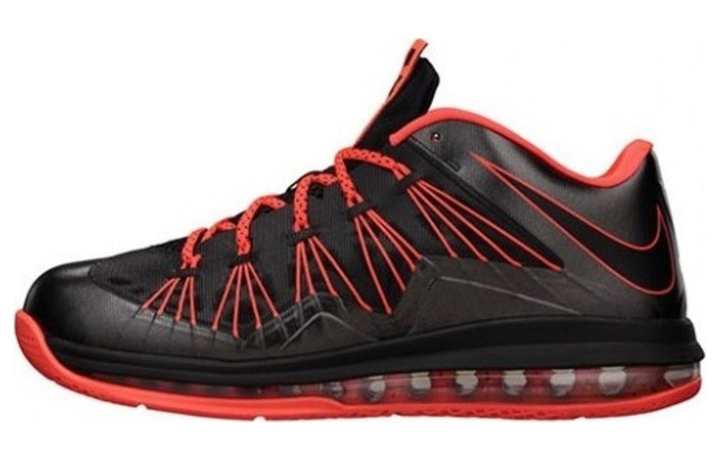 Nike Nike LeBron X Low Black Total Crimson