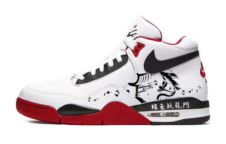 Nike Nike Flight Legacy Vintage Basketball Shoes Men's High Top Red/White