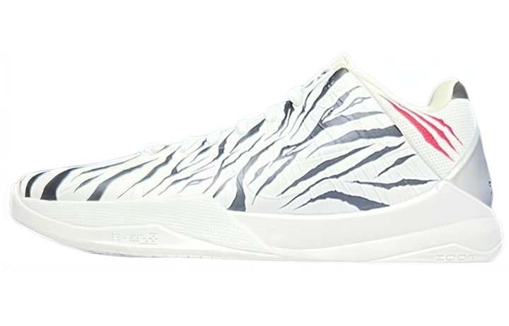 Nike Nike Zoom Kobe 5 Slip Resistant Low top Basketball Shoes Men's White