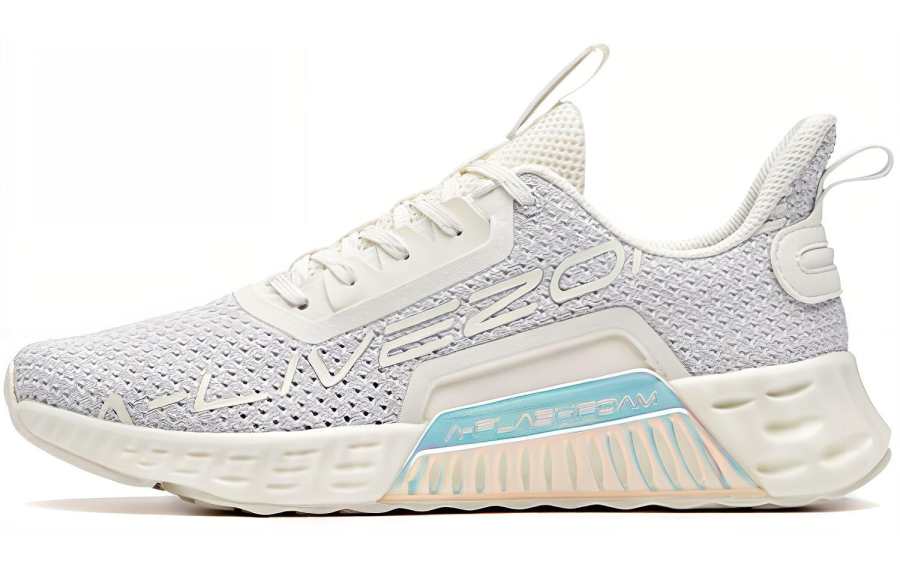 Anta Comprehensive Training Collection Cushioning Breathable Coverage Low top Training Shoes Women's Silver White