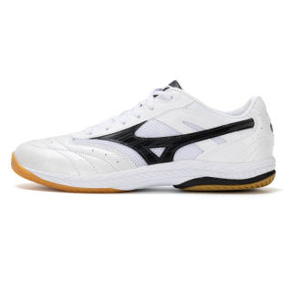 Mizuno Slip Resistant, Abrasion Resistant, Breathable Low top Training Shoes Unisex White Black