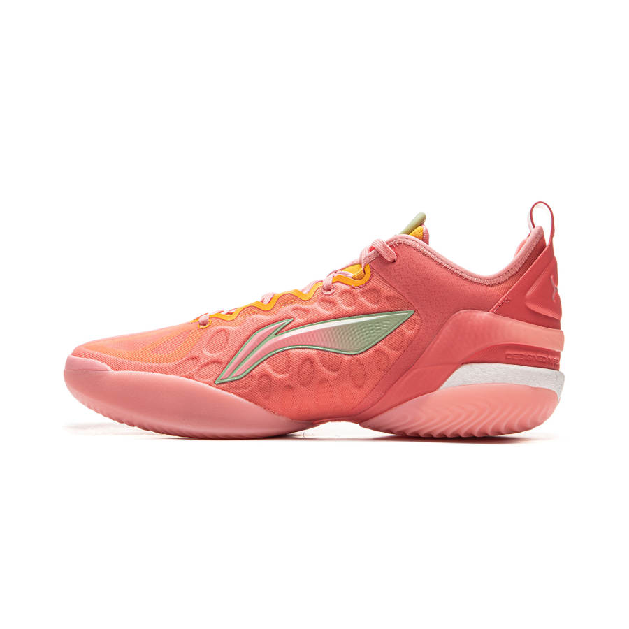 Li-Ning Li Ning Yushuai 19V2 Low top Basketball Shoes Men's Pink Orange