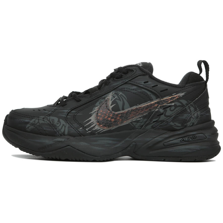 Nike Nike Air Monarch 4 Slip Resistant Slip Resistant Low top Chunky Sneakers Unisex Black