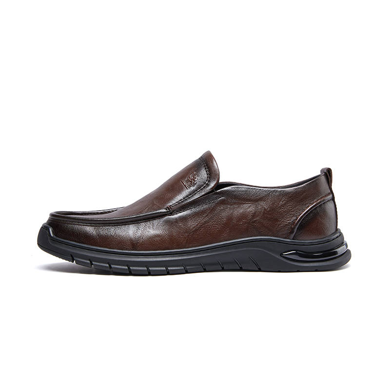 CAMEL CAMEL Casual Leather Shoes Men's Brown