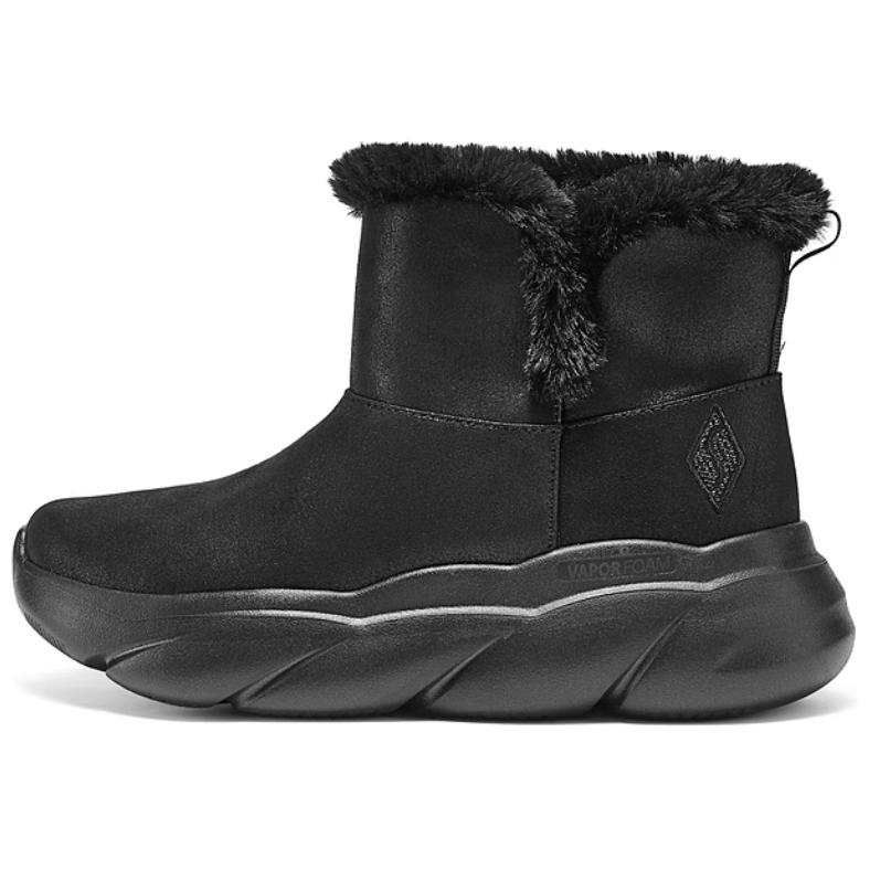 Skechers Vapor Foam Height Increasing Height Increasing Short Snow Boots Women's Black
