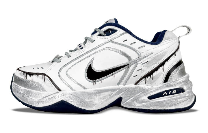 Nike Nike Air Monarch 4 Dark Fluid Low top Chunky Sneakers Unisex White