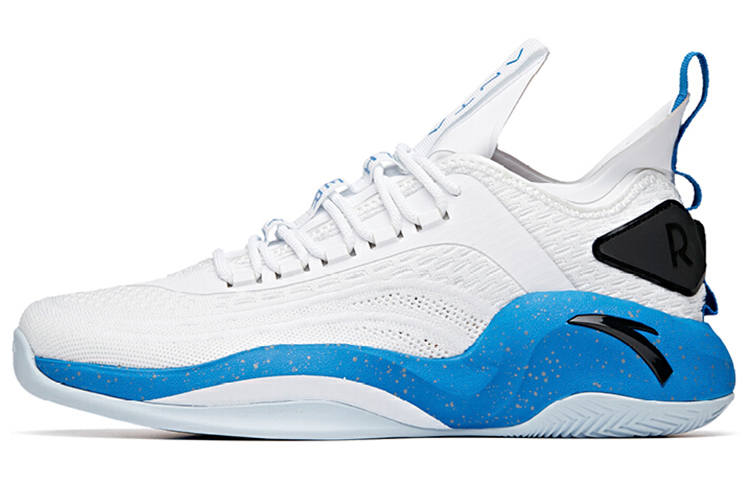 Anta RR6 Rajon Rondo Mesh Slip Resistant Abrasion Resistant Low top Basketball Shoes Men's White Blue