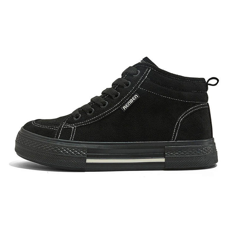 RENBEN Fleece Lined Versatile High top Canvas Shoes Women's