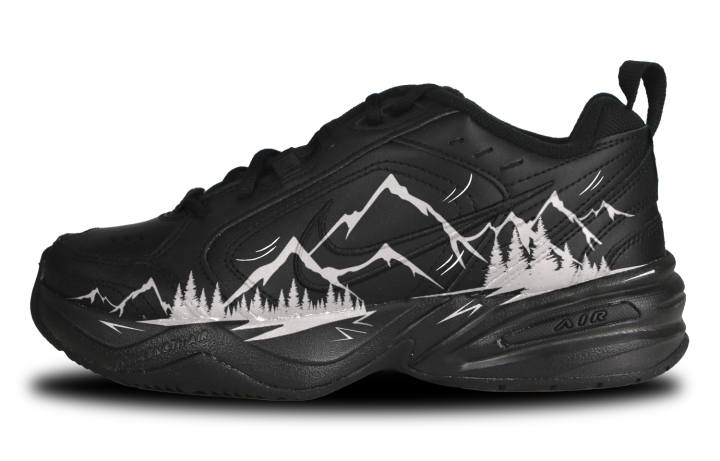 Nike Nike Air Monarch 4 Snow Mountains Twilight Thermal Coverage Low top Chunky Sneakers Unisex Black