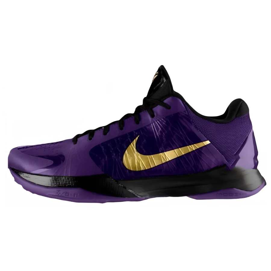 Nike Nike Zoom Kobe 5 Protro 'Eggplant' Abrasion Resistant Breathable Low top Basketball Shoes Men's Purple