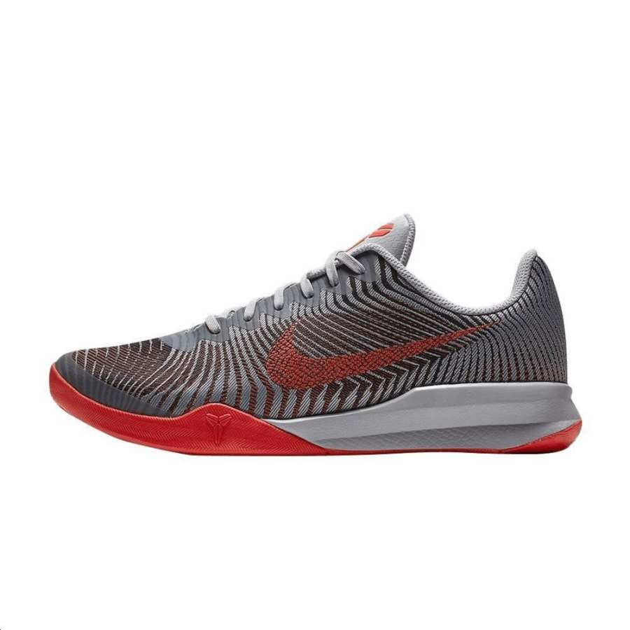 Nike Nike KB Mentality Cushioning Abrasion Resistant Cushioning, Wear Resistant Basketball Shoes Men's Gray Red