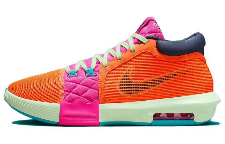 Nike Nike LeBron Witness 8 Total Orange Laser Fuchsia