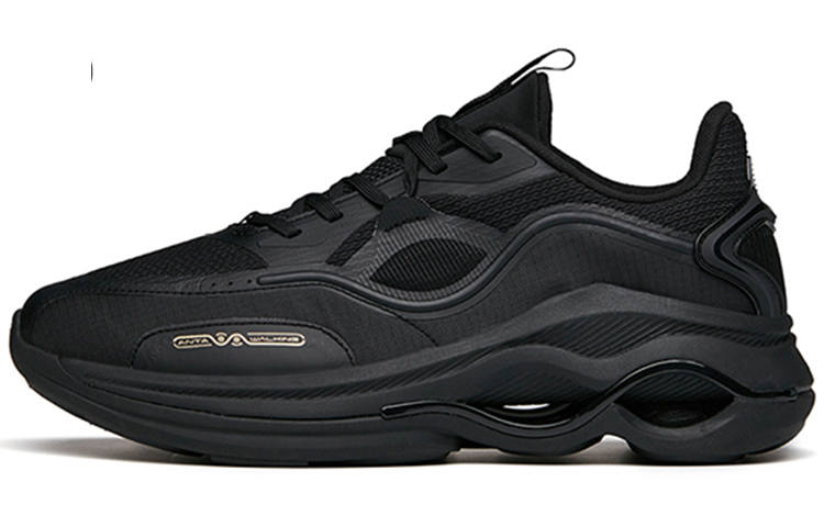 Anta Variety Training Collection Wear resistant And Lightweight Low top Training Shoes Men's Black