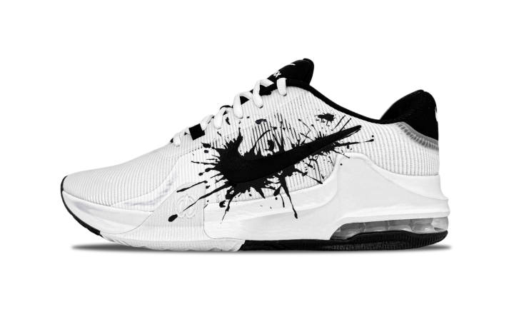 Nike Nike Air Max Impact 4 Low top Basketball Shoes Men's Black White