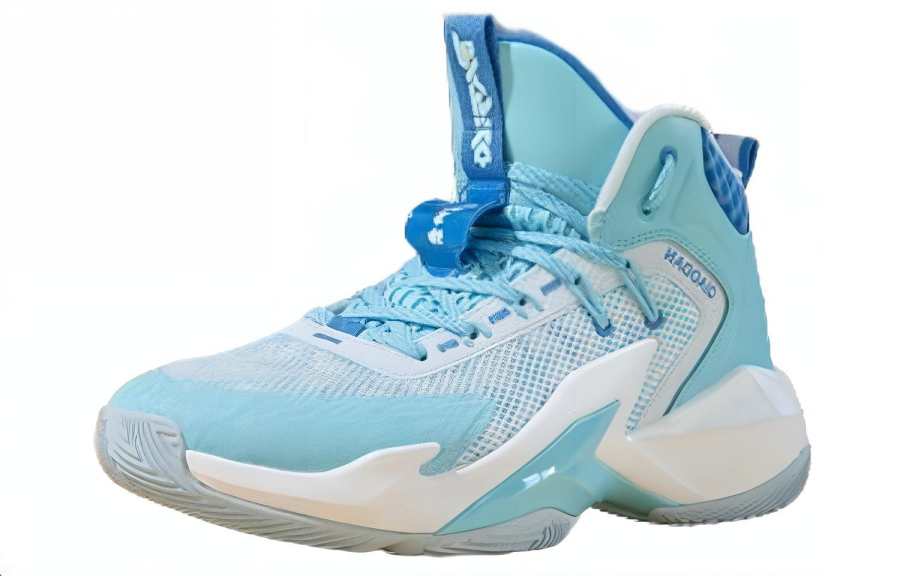 QIAODAN Fashion Trend High top Basketball Shoes Men's Blue