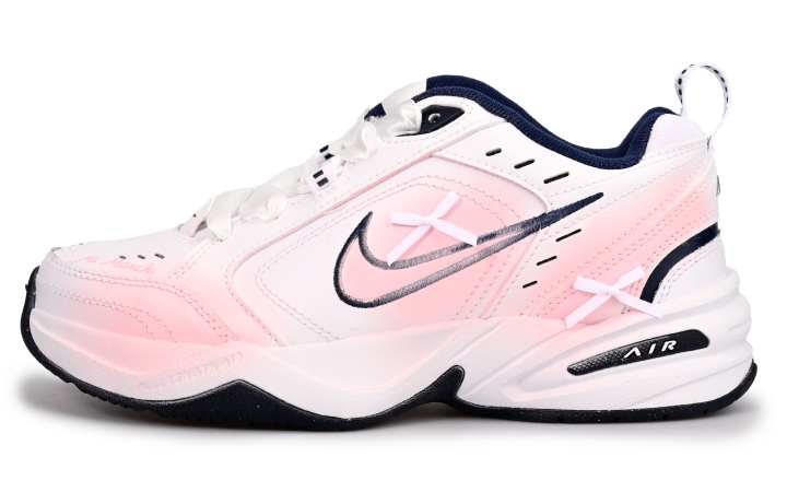 Nike Nike Air Monarch 4 Slip Resistant Low top Chunky Sneakers Unisex Pink White