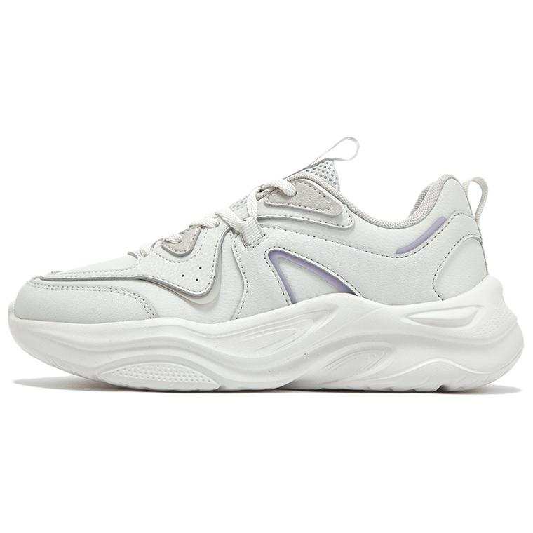 361° Wear resistant And Lightweight Low top Chunky Sneakers Women's Gray White