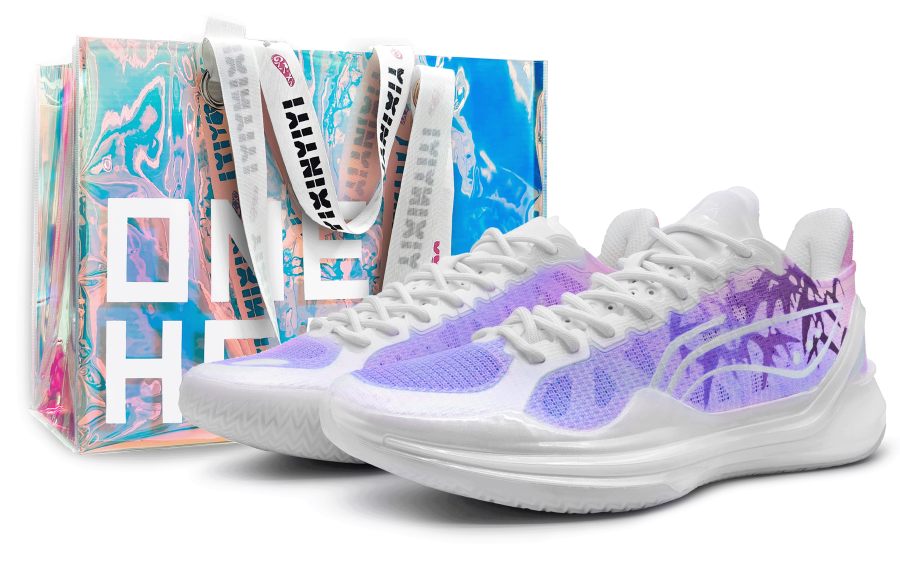 Li-Ning Li Ning Liren 4 V2 Low top Basketball Shoes Men's Purple Pink