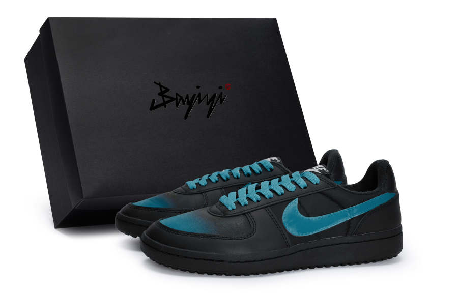 Nike Nike Field General '82 Low top Vintage Basketball Shoes Unisex Black Lake Blue