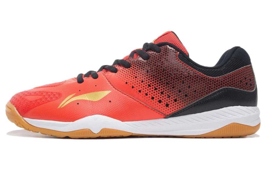 Li-Ning Li Ning Qilin TD Cushioning Slip Resistant Abrasion Resistant Low top Training Shoes Men's Red