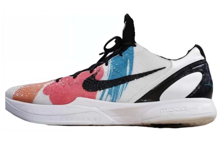 Nike Nike Zoom Kobe 6 Protro PE 'DeRozan' Abrasion Resistant Breathable Low top Basketball Shoes Men's White Black