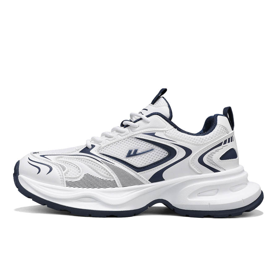 WARRIOR WARRIOR Chunky Sneakers Men's Low Top Black/Silver