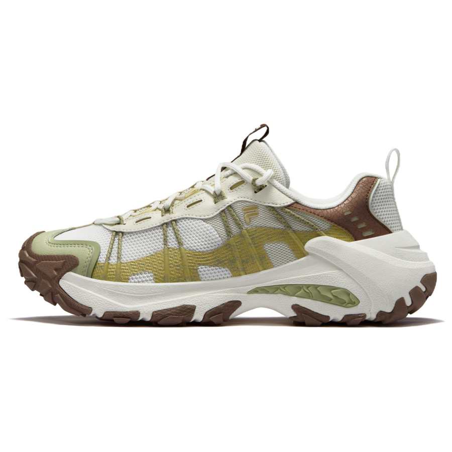 FILA FUSION EXOCET II Mountains Shoe 2 Height Increasing Low top Chunky Sneakers Men's Open Country Brown