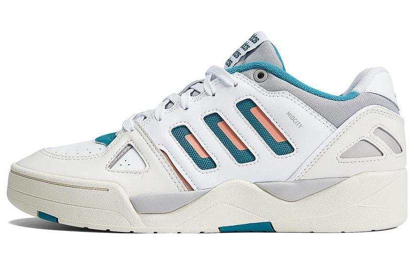 Adidas Adidas Midcity Low Basketball Shoes 'White Grey Aqua'