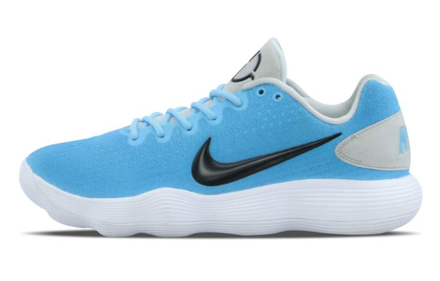 Nike Nike Hyperdunk 2017 Fabric Cushioning Slip Resistant Support Low top Basketball Shoes Men's Carolina Blue