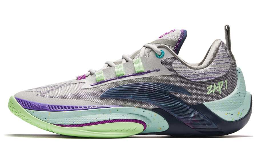 ANTA X Donte DiVincenzo Instant Zap 1 'Grey Purple Green'