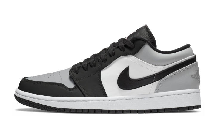 Jordan Jordan Air Jordan 1 Abrasion Resistant Low top Skateboard Shoes Unisex Black Gray