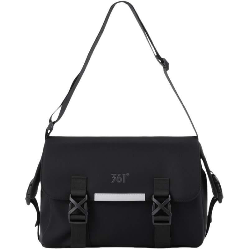 361° 361° Nylon Fabric Shoulder Bag Men's Black