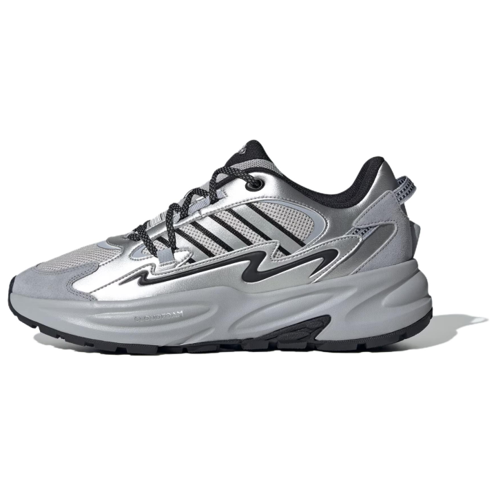 Adidas Adidas OZWAVE SURGE Slip Resistant Low top Chunky Sneakers Unisex Silver Gray