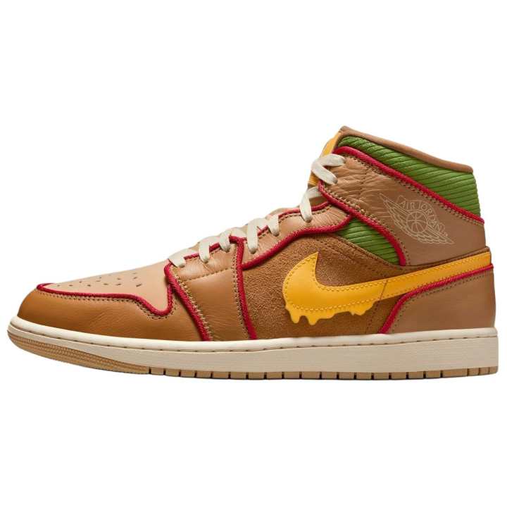Jordan Jordan 1 Mid Se Cheeseburger
