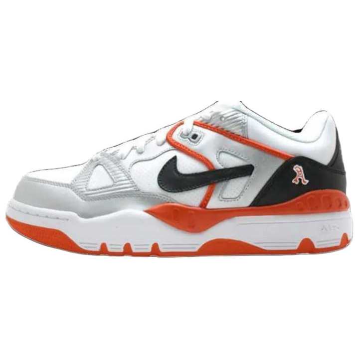 Nike Nike Air Force 3 Low top Basketball Shoes Men's White Orange