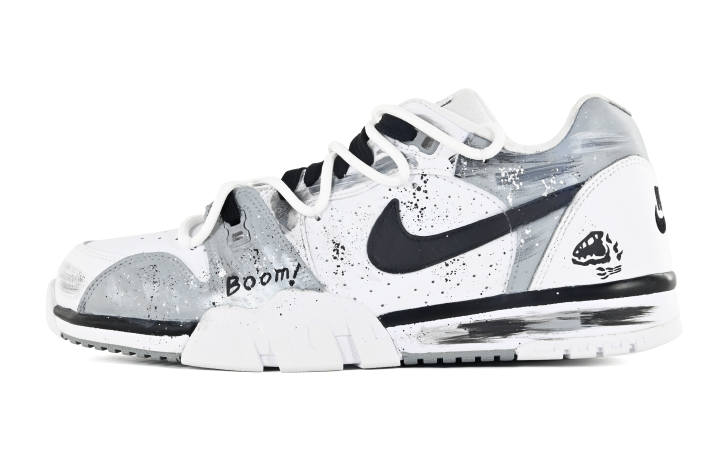 Nike Nike Air Cross Trainer NinePro Meteorite Park Slip Resistant Abrasion Resistant Low top Training Shoes Men's Gray