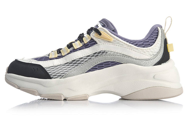 Li-Ning Li Ning Aurora WindWalker Slip Resistant, Abrasion Resistant, Balanced, Breathable Low top Chunky Sneakers Women's