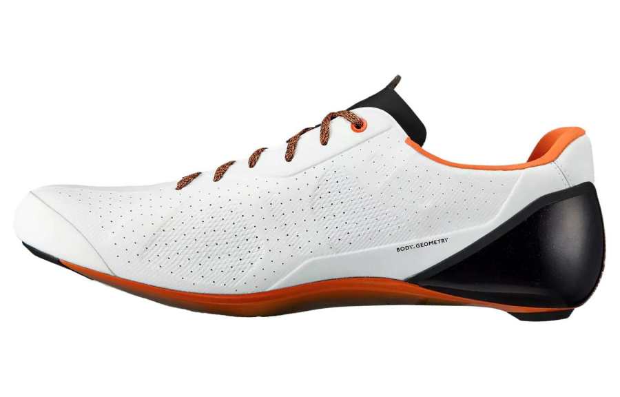 SPECIALIZED S Works Cushioning, Wear Resistant Low top Cycling Shoes Men's White Orange