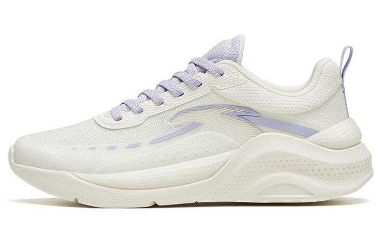 Anta Shenxing Fabric Abrasion Resistant Breathable Low top Training Shoes Women's White Purple